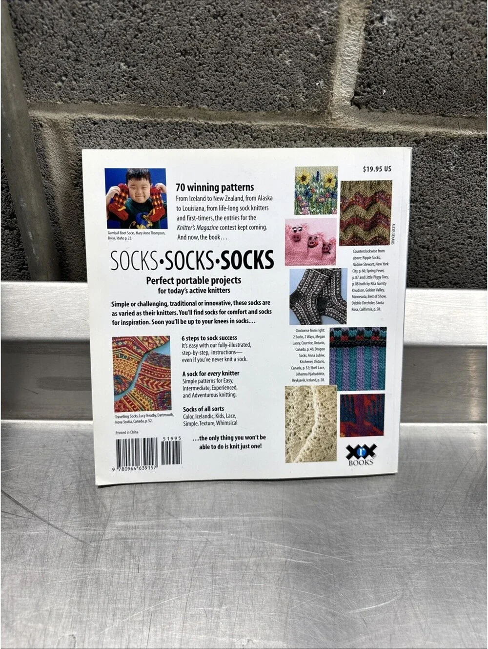 Socks Socks Socks Knitting Pattern Book 70 Winning Designs XRX 1999
